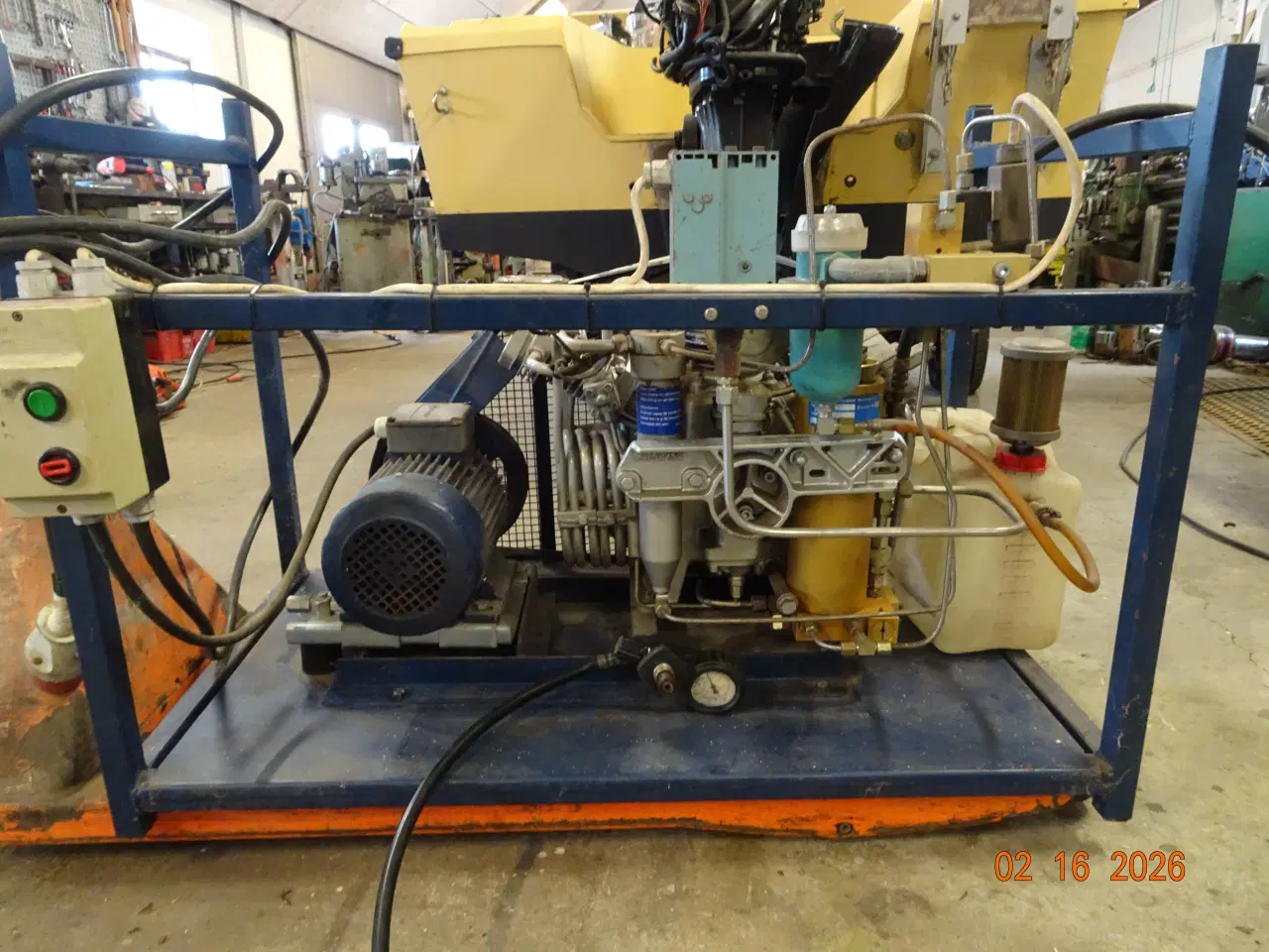 Billede 2 - Baur højtykskompressor til fyldning af dykkerflask