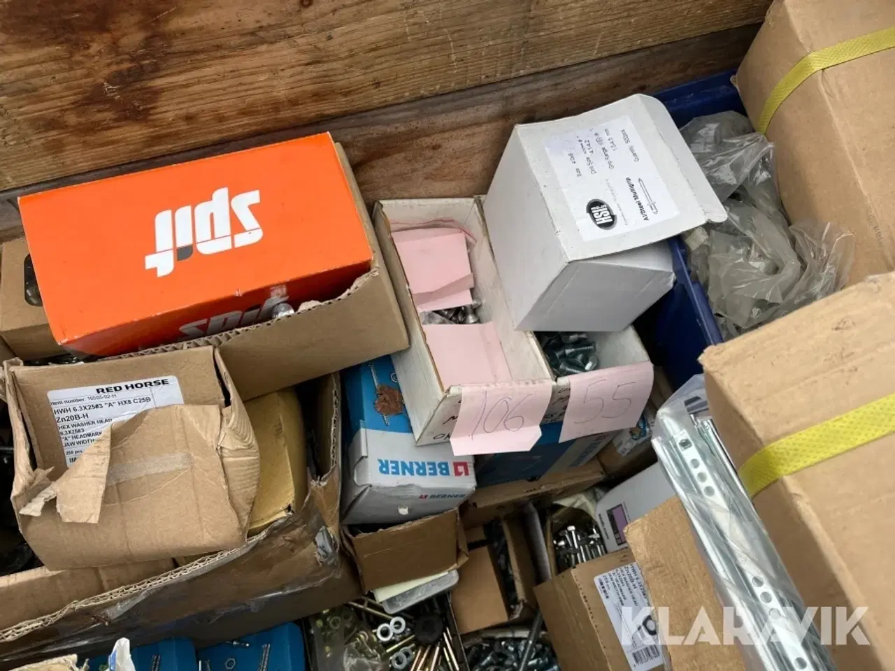 Billede 12 - Blandet palle beslag og bolte.