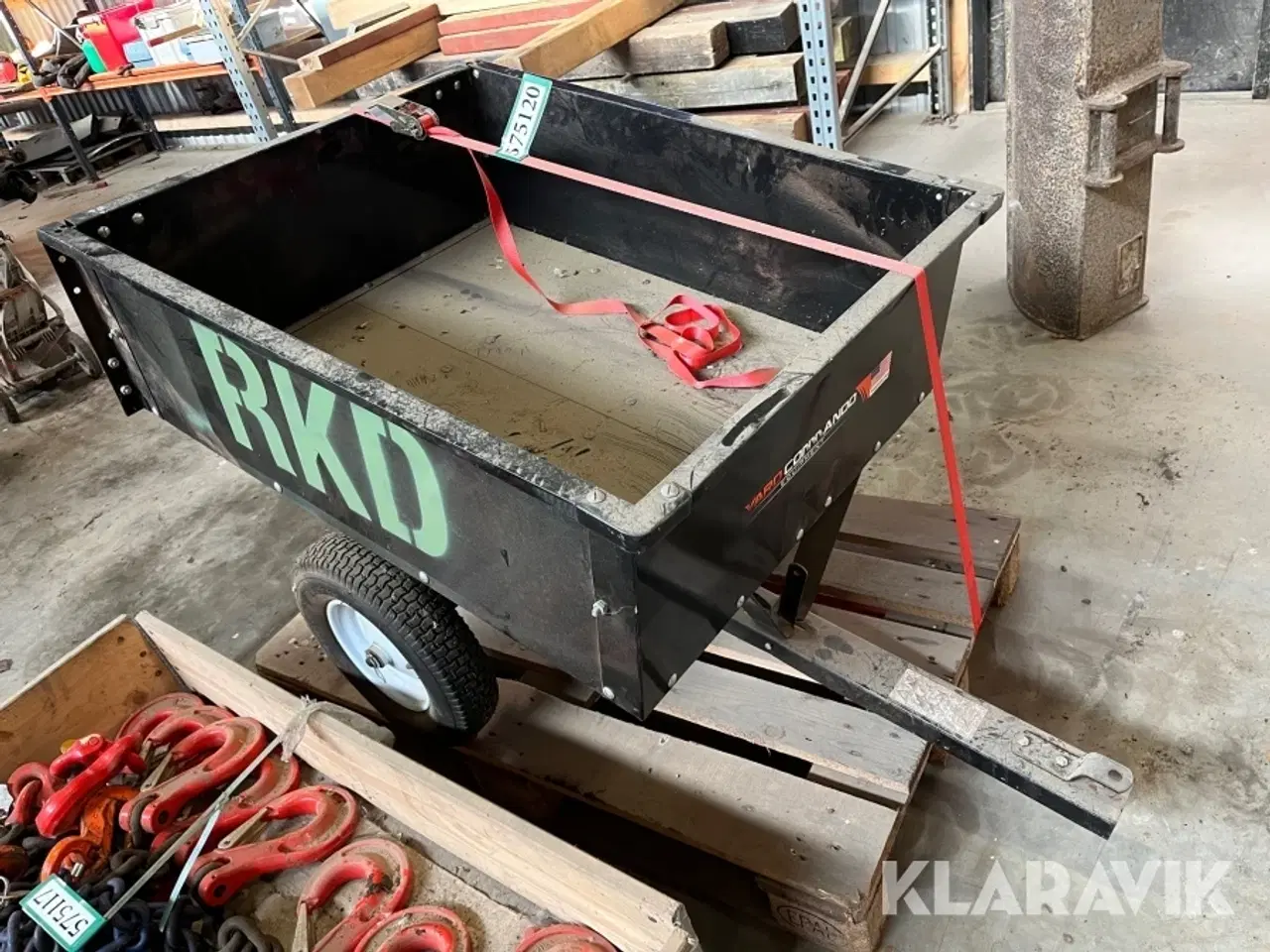 Billede 2 - Trailer Yard Commando Equipment til havetraktor / ATV