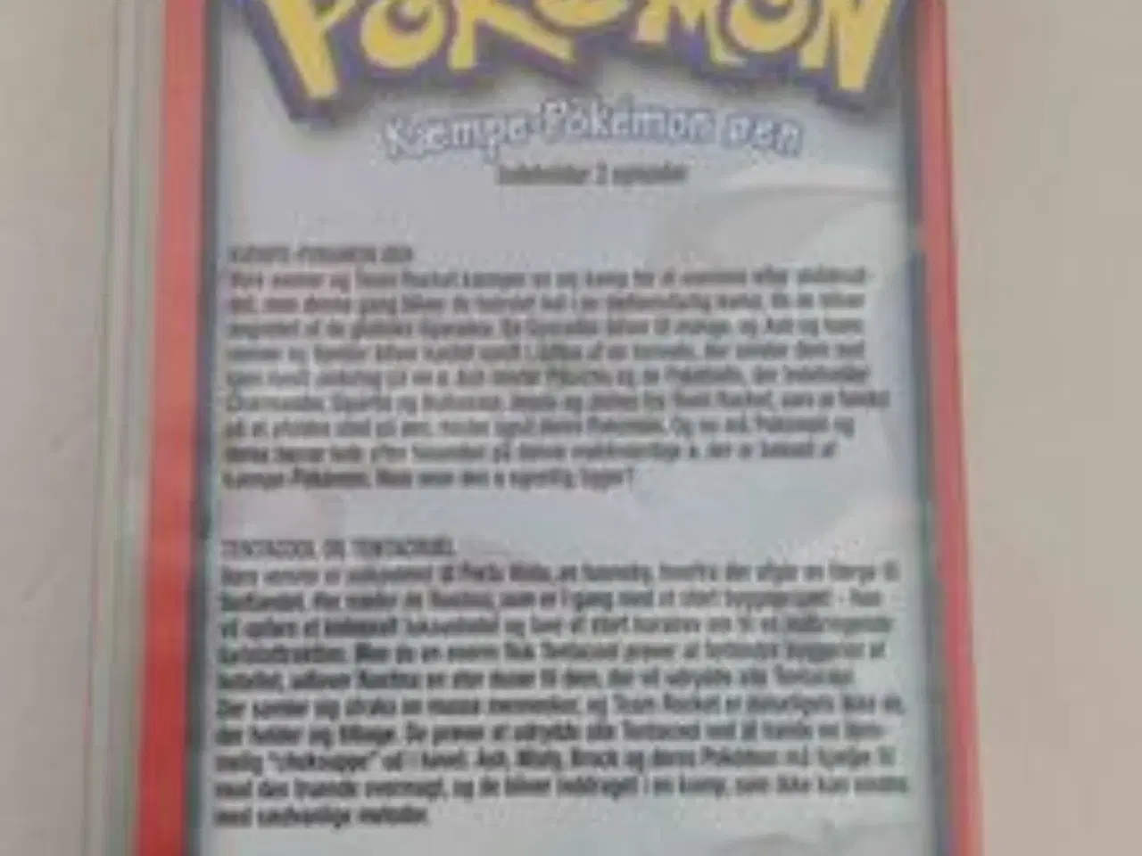 Billede 2 - Pokemon kæmpe-pokemon øen. VHS 9