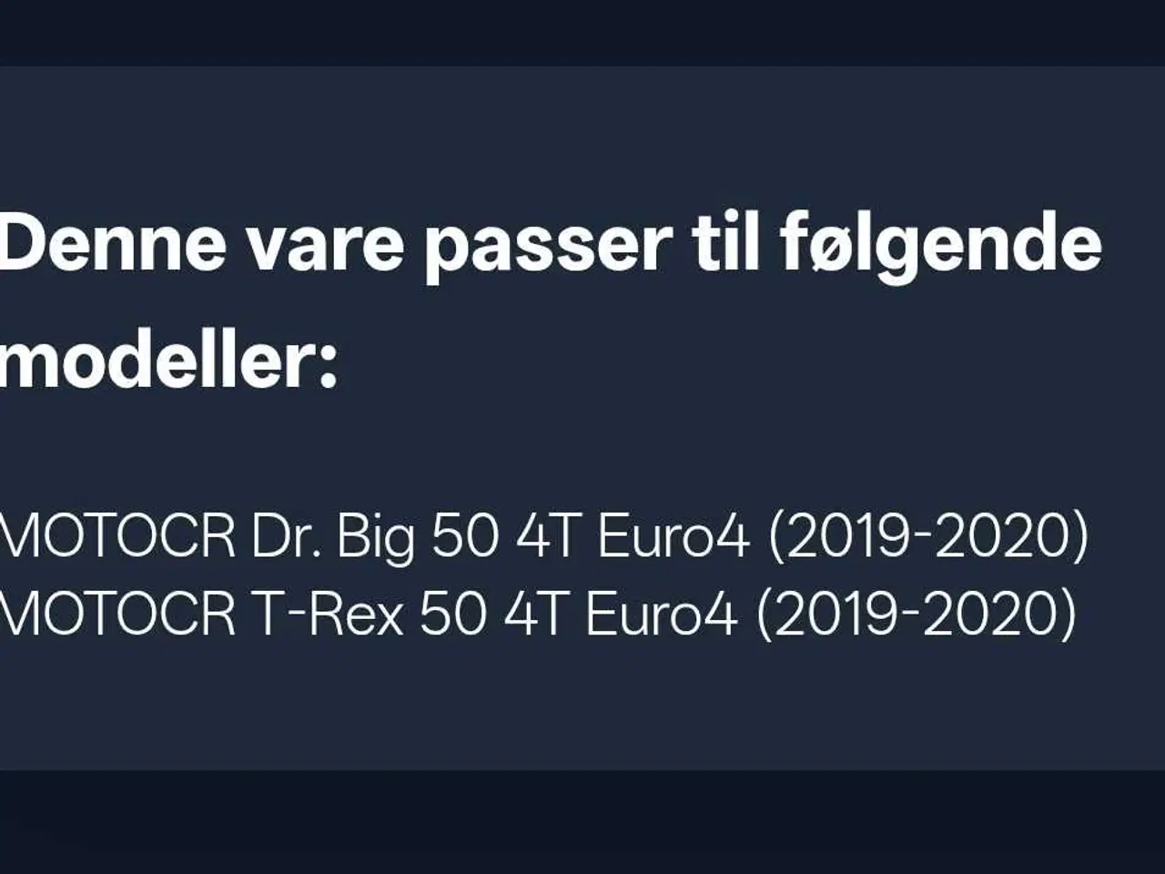 Billede 3 - MOTOCR Dr.Big/T-Rex. Nyt Originalt Speedometerdrev