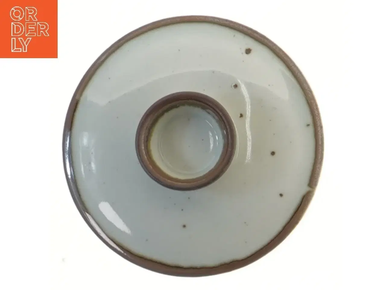 Billede 4 - Keramikskål med låg fra Dansk Danish Design (str. Ø 12x8 cm)