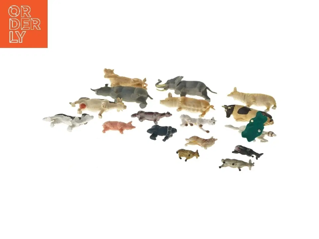 Billede 2 - Sæt af miniature plastikdyr (str. 8,5 cm)