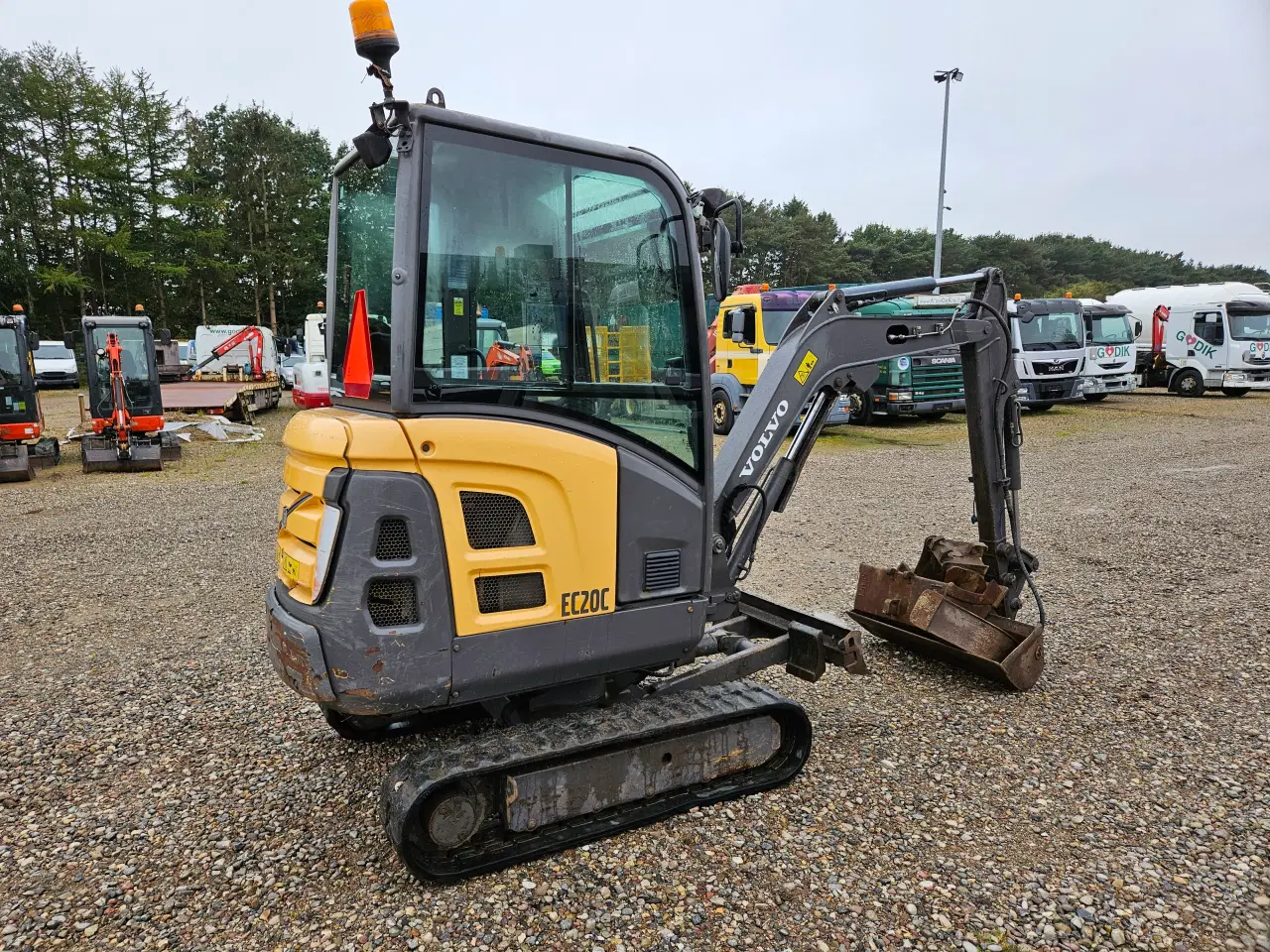 Billede 5 - Volvo EC 20 C med 4 skovle