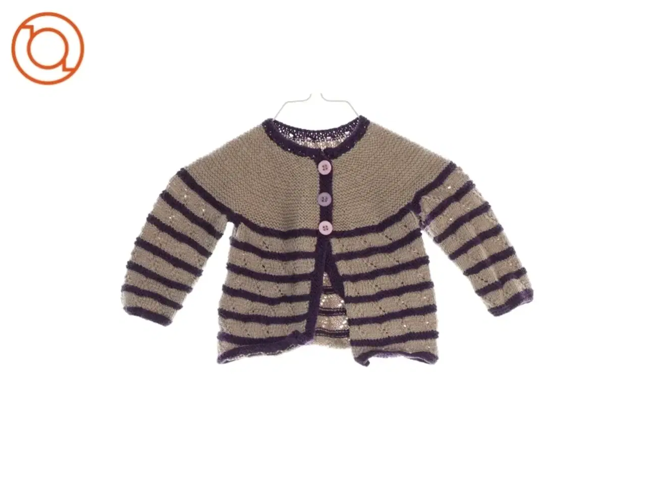 Billede 1 - Hjemmestrikket trøje (str. ca. 62) fra Ukendt (str. Cirka 62)