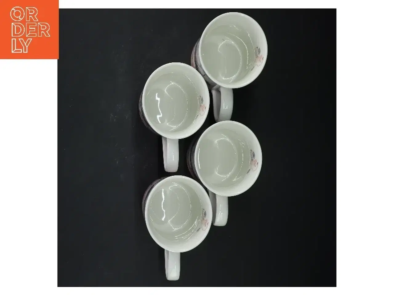 Billede 2 - Dekorative krus med hundemotiv, 4 styk fra Summer Blues (str. 4 styk, 11 cm)