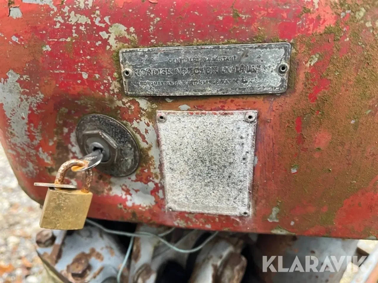 Billede 9 - Veteran Traktor Massey Ferguson 35 Guldfugl med aflæsservogn og plov