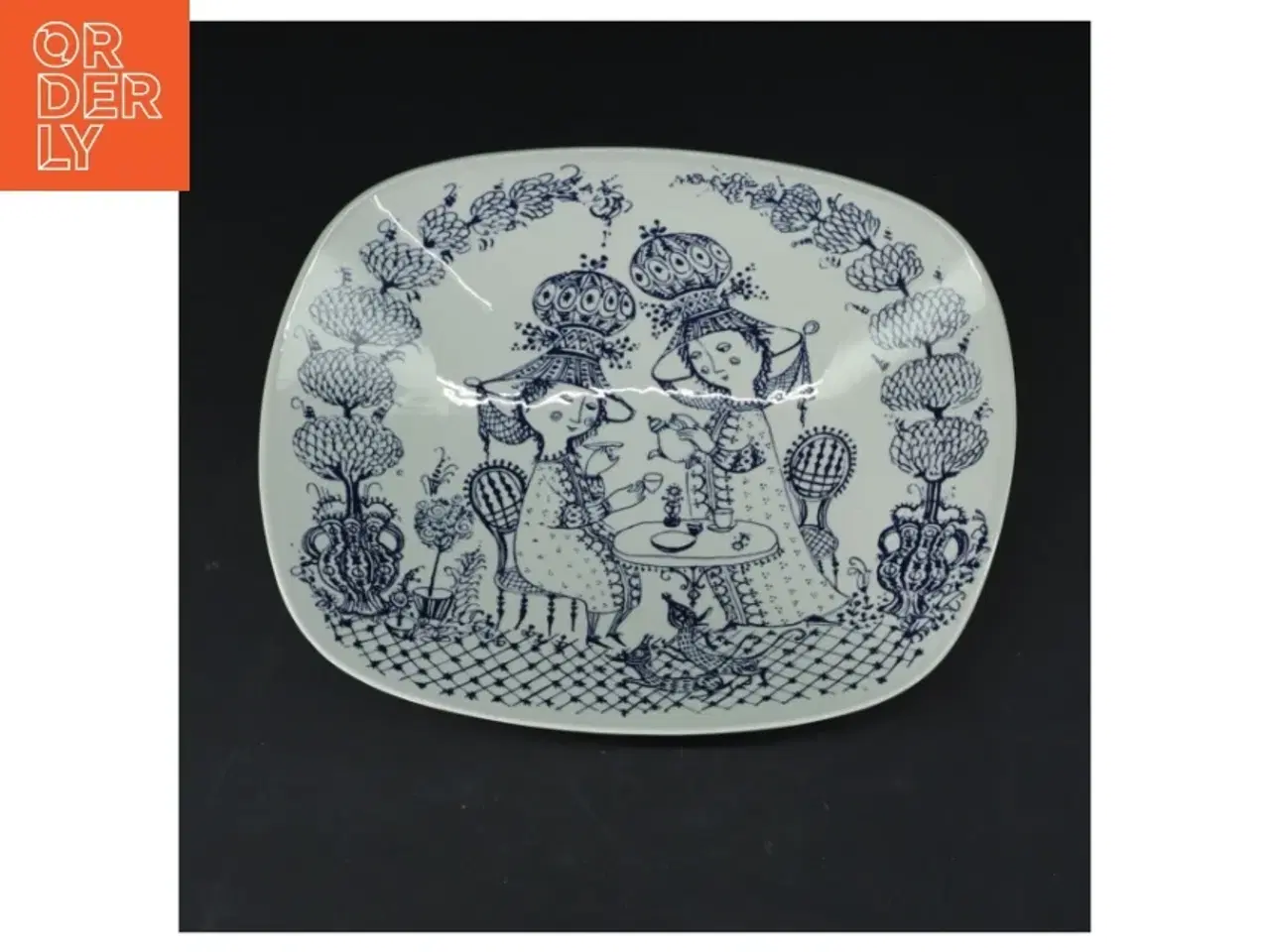 Billede 2 - Nymolle porcelæn fad fra Nymolle (str. 18x18 cm)