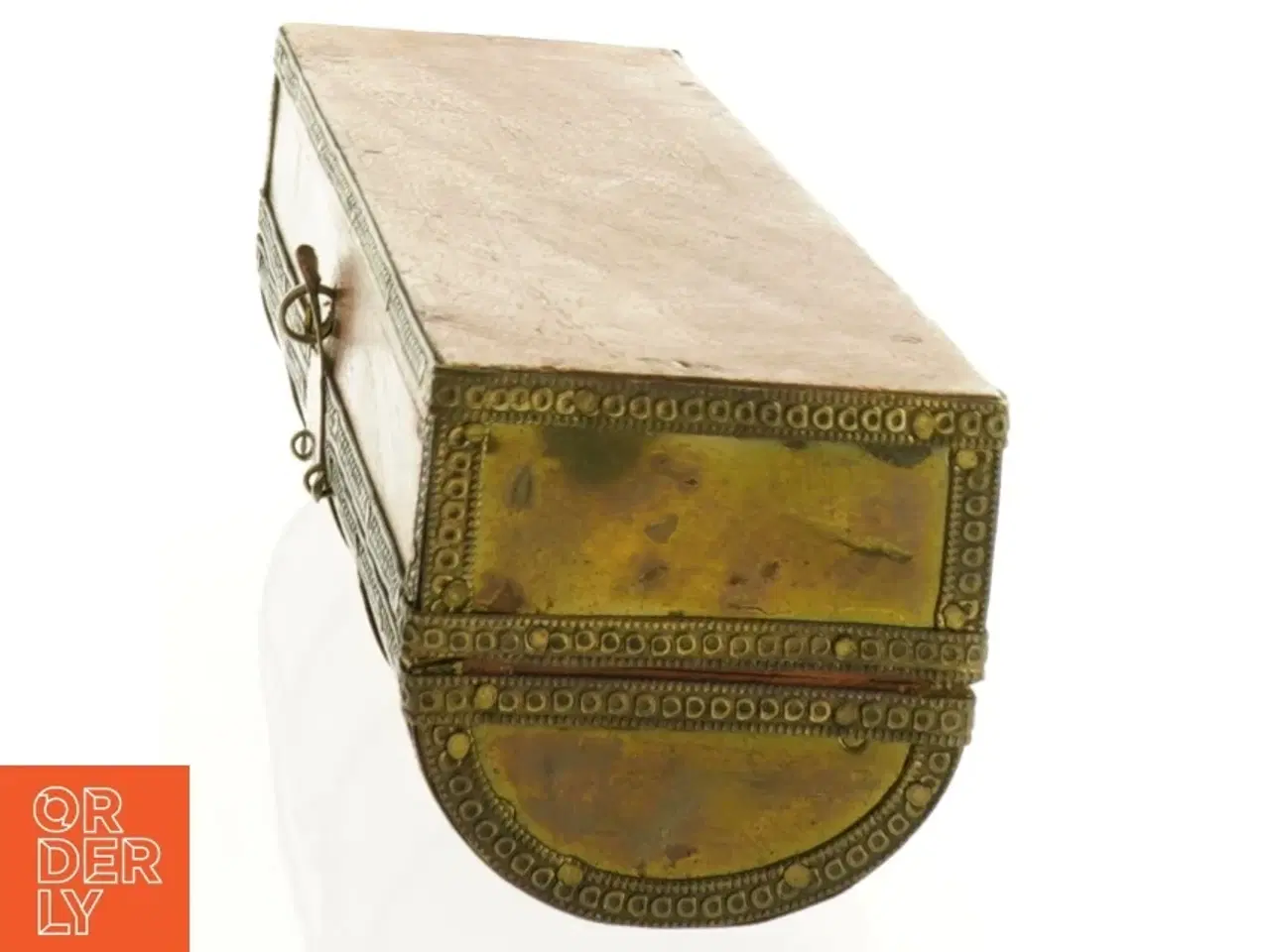 Billede 3 - Cigar æske Træ og Metal (str. 22 x 5 cm)