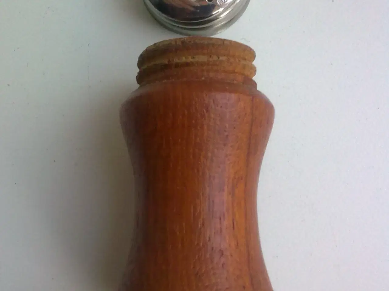Billede 16 - Teak træ stål RETRO salt peber Dansk VARIANTER