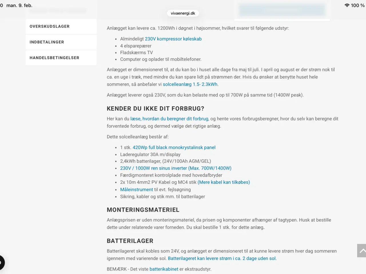 Billede 7 - Solfanger anlæg 