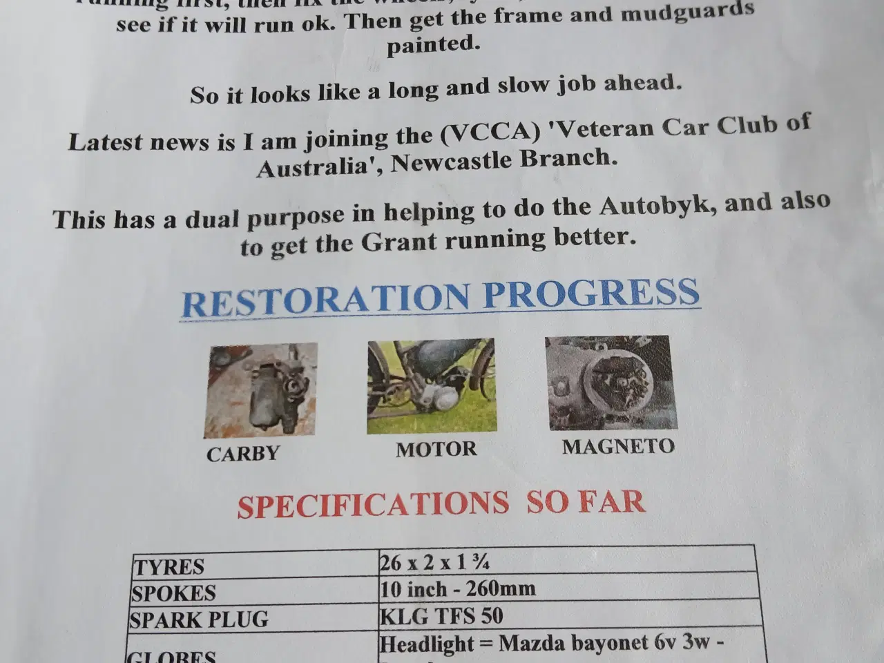 Billede 3 - Autobyk veteran 