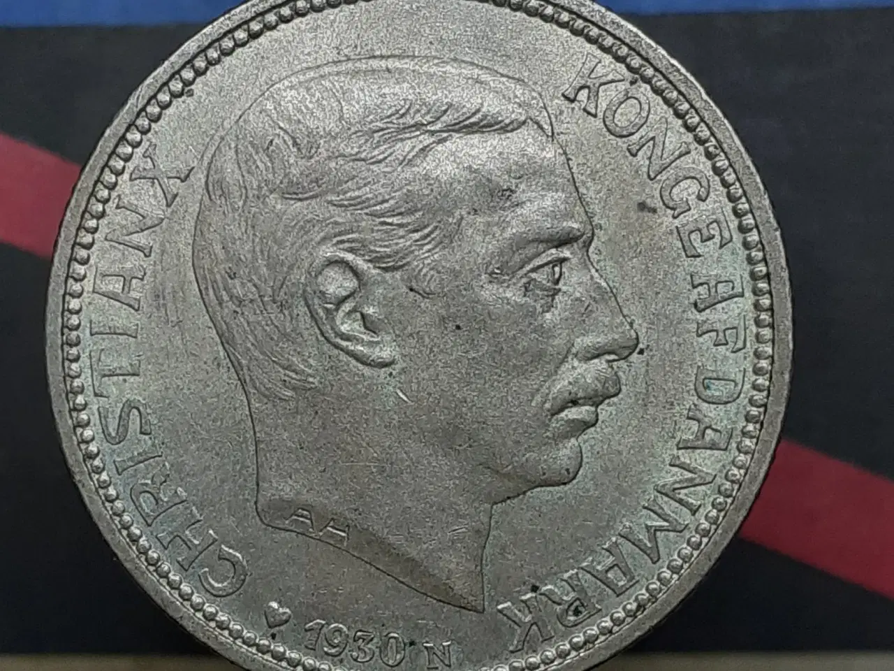Billede 2 - 2 kr 1930 erindringsmønt, sølv