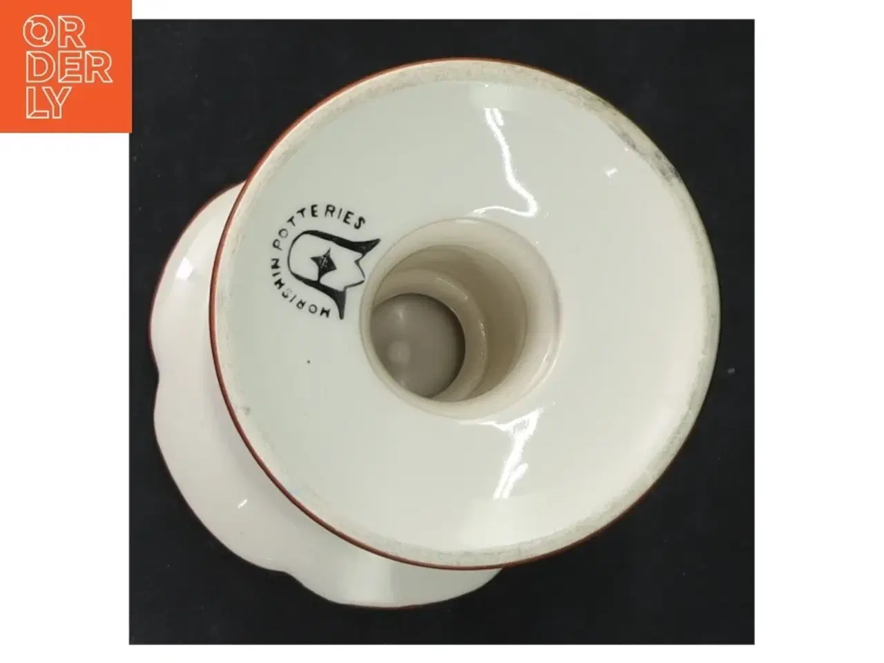 Billede 6 - Sæt af to dekorerede lysestager fra Horishin Potteries (str. 13 cm. og 9 cm)