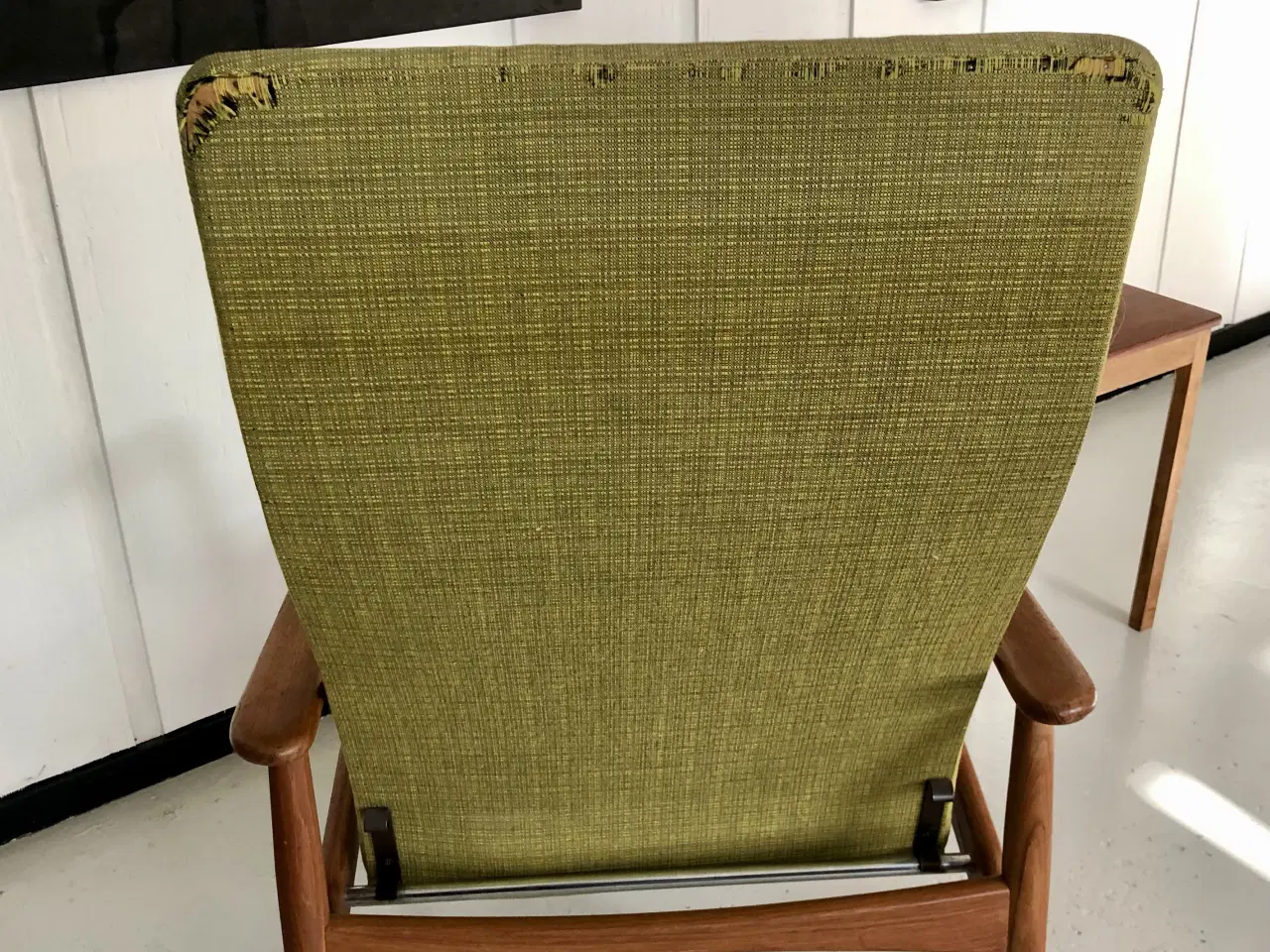 Billede 3 - Lænestol i teak 2 positioner.