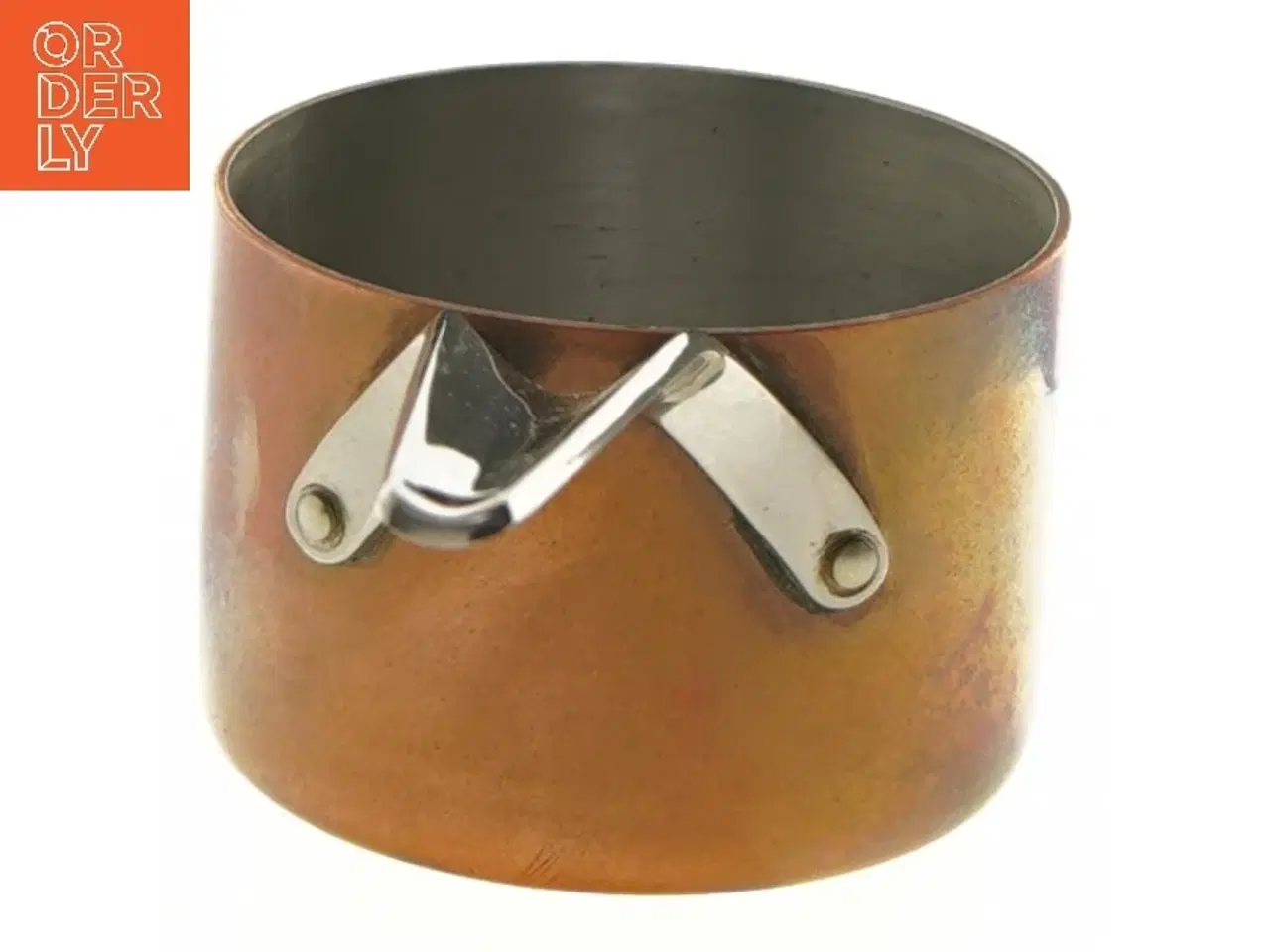 Billede 4 - Kobberkasserolle med langt håndtag fra Georg Jensen (str. Ø 9 cm)