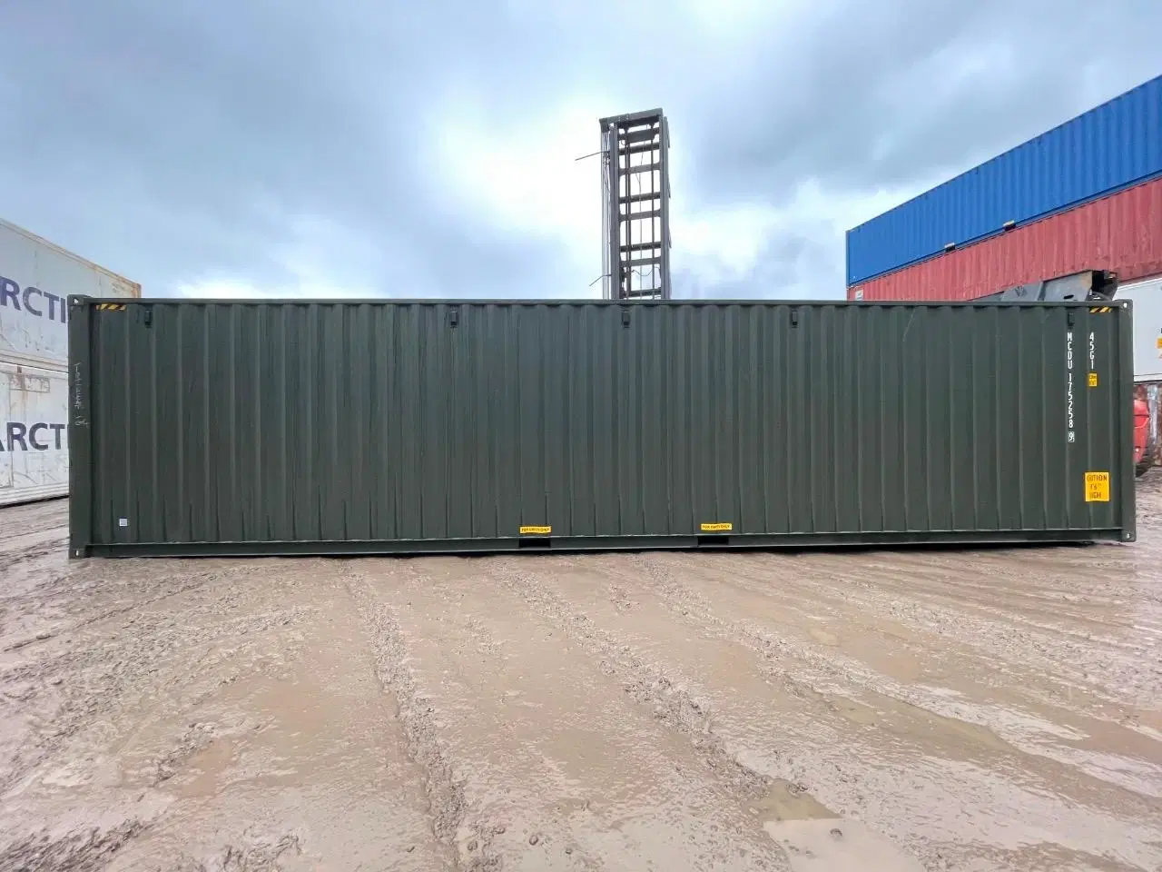 Billede 9 - Står i Hvidovre NY 40 fods HC Container i Grøn 
