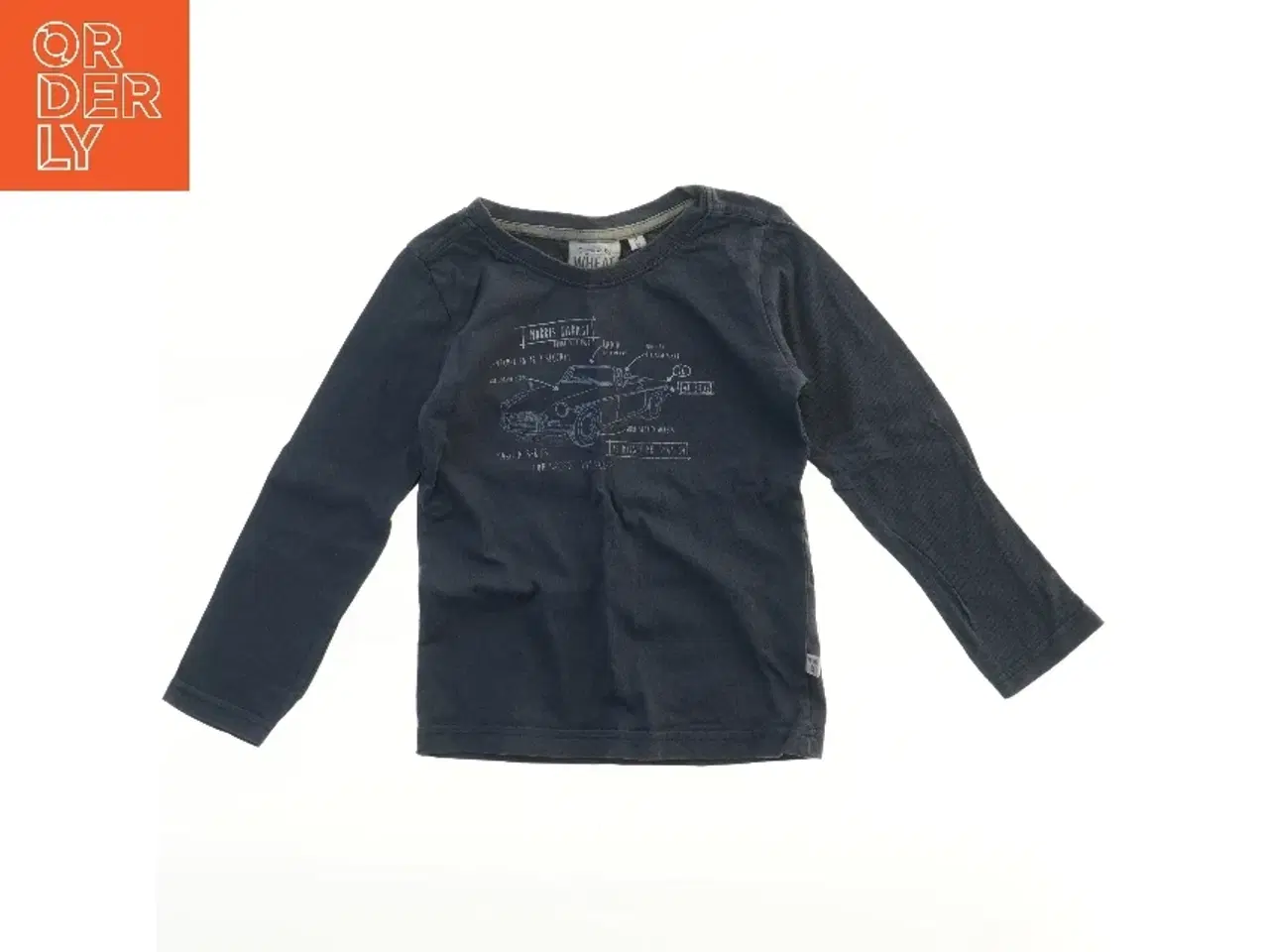 Billede 1 - Langærmet bluse med bilmotiv fra Wheat (str. 98)