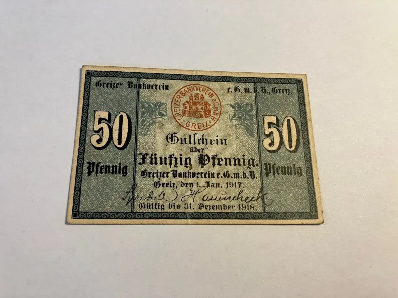 Billede 1 - 50 Pfennig 1917
