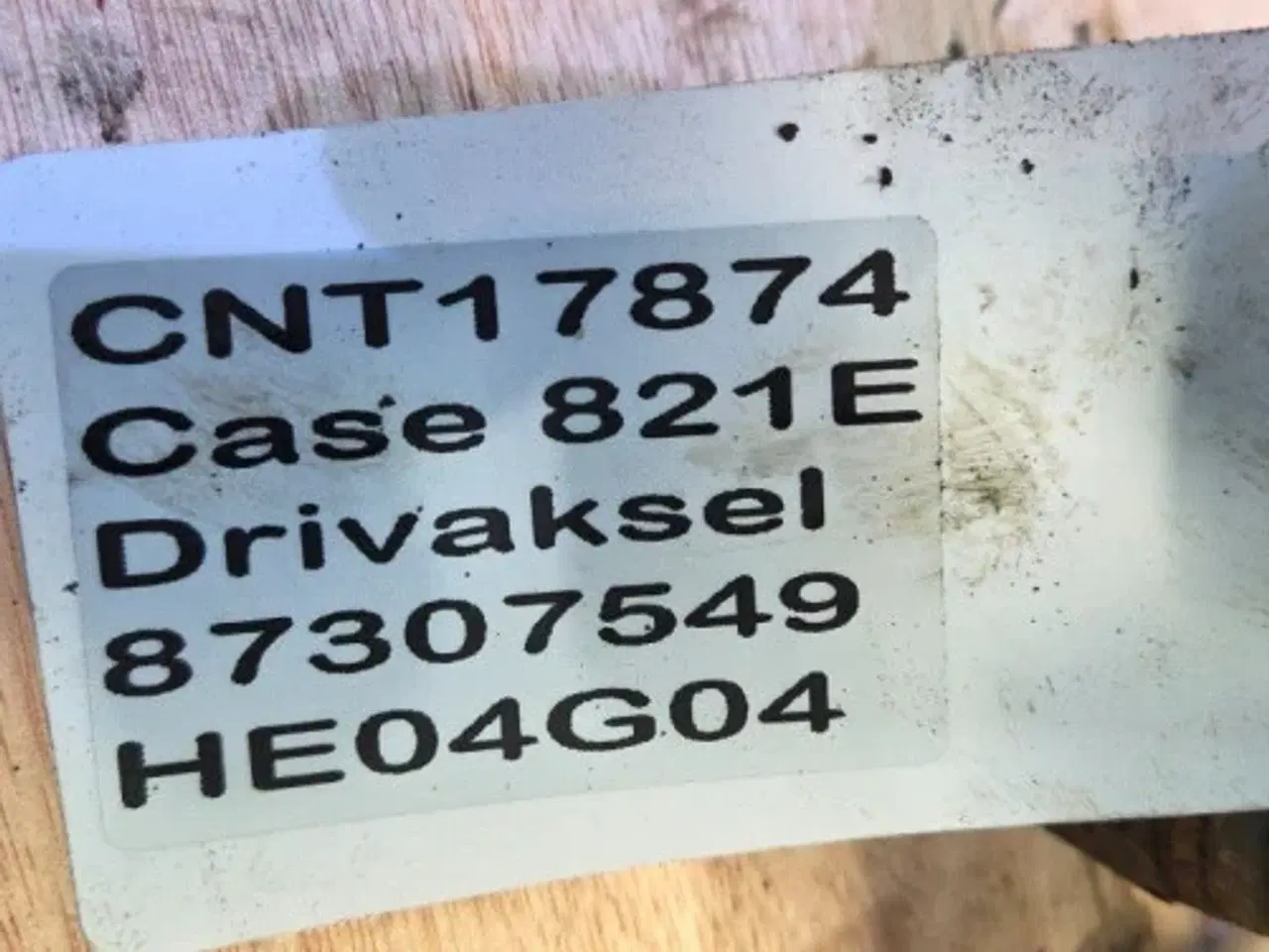 Billede 13 - Case 821E Drivaksel 87307549