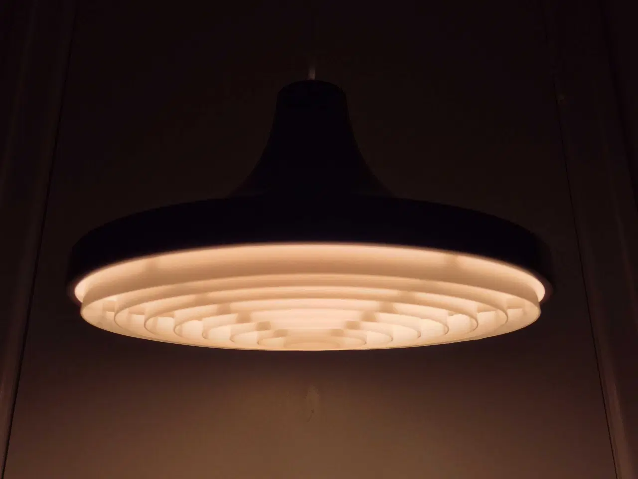 Billede 5 - Lækker chokoladebrun retrolampe 