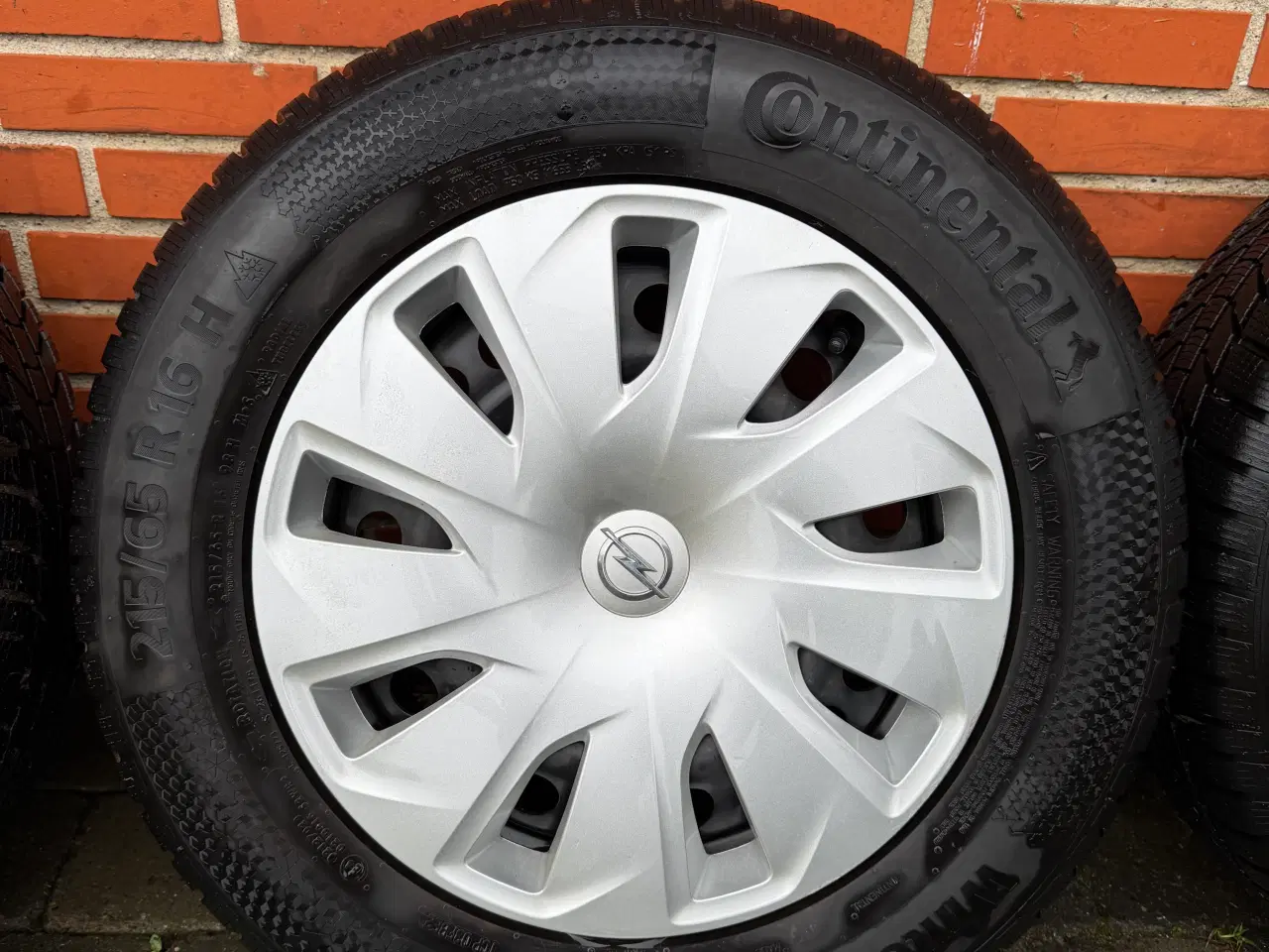 Billede 2 - 5x105 16”Originale Opel vinterhjul Continental dæk