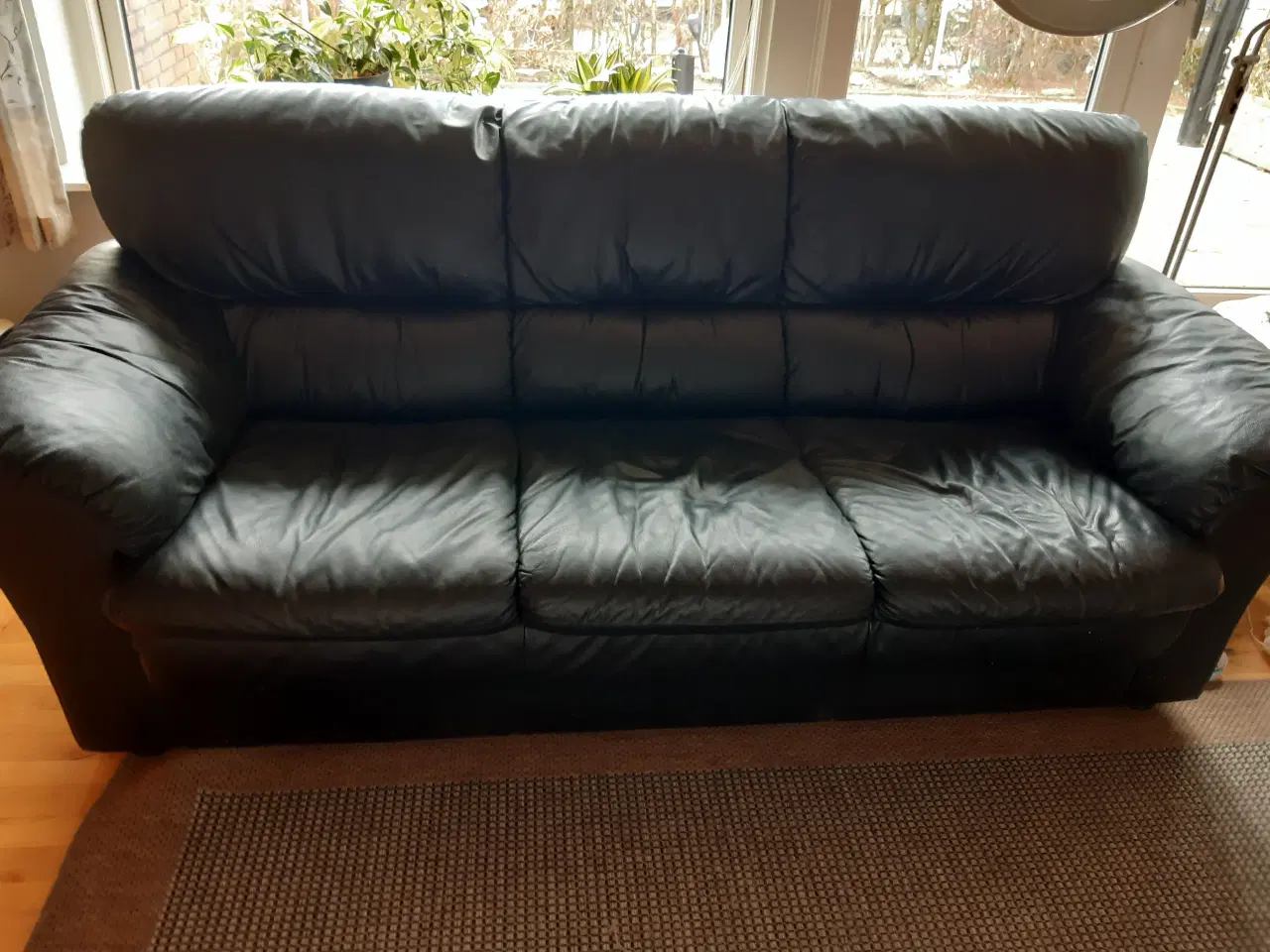 Billede 1 - Lædersofaer uden hund