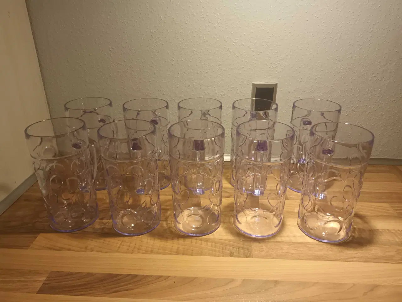 Billede 3 - 38Stk 1 L Ølglas I plastik