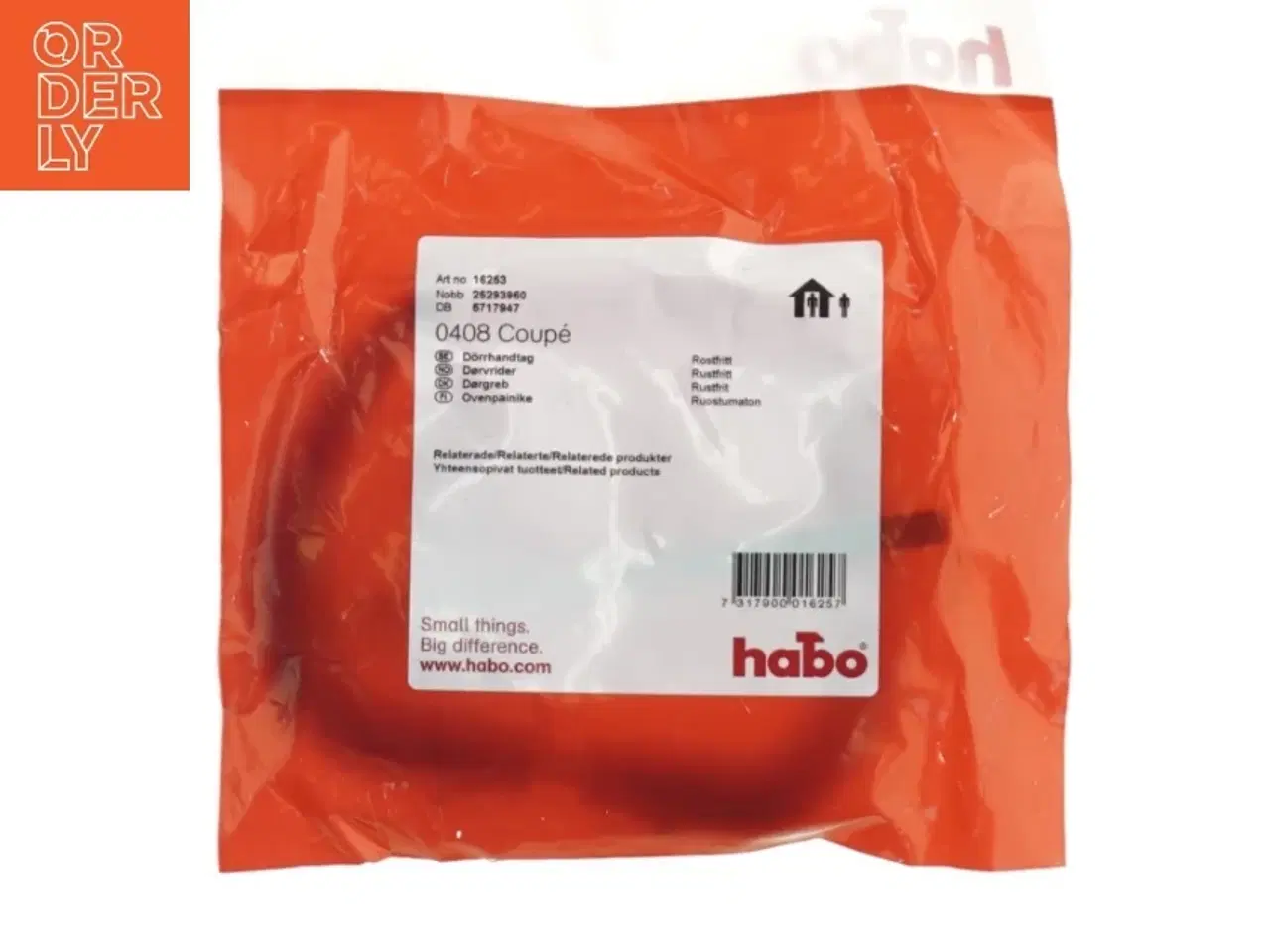 Billede 5 - Håndtag af rustfrit stål (8 stk) fra Habo
