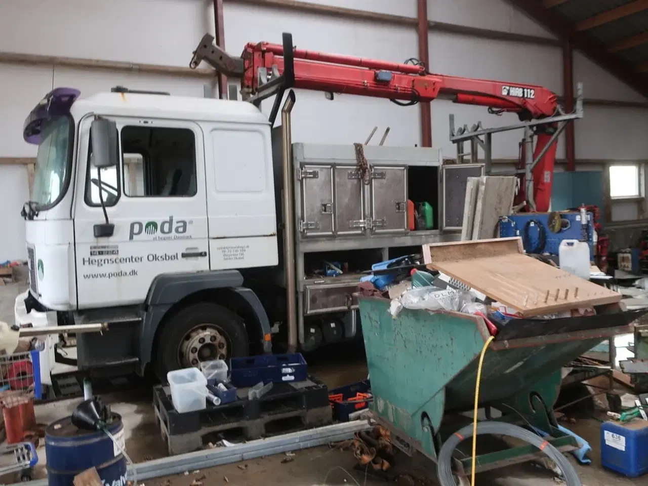 Billede 3 - Lastbil MAN 14.224 m. HIAB kran