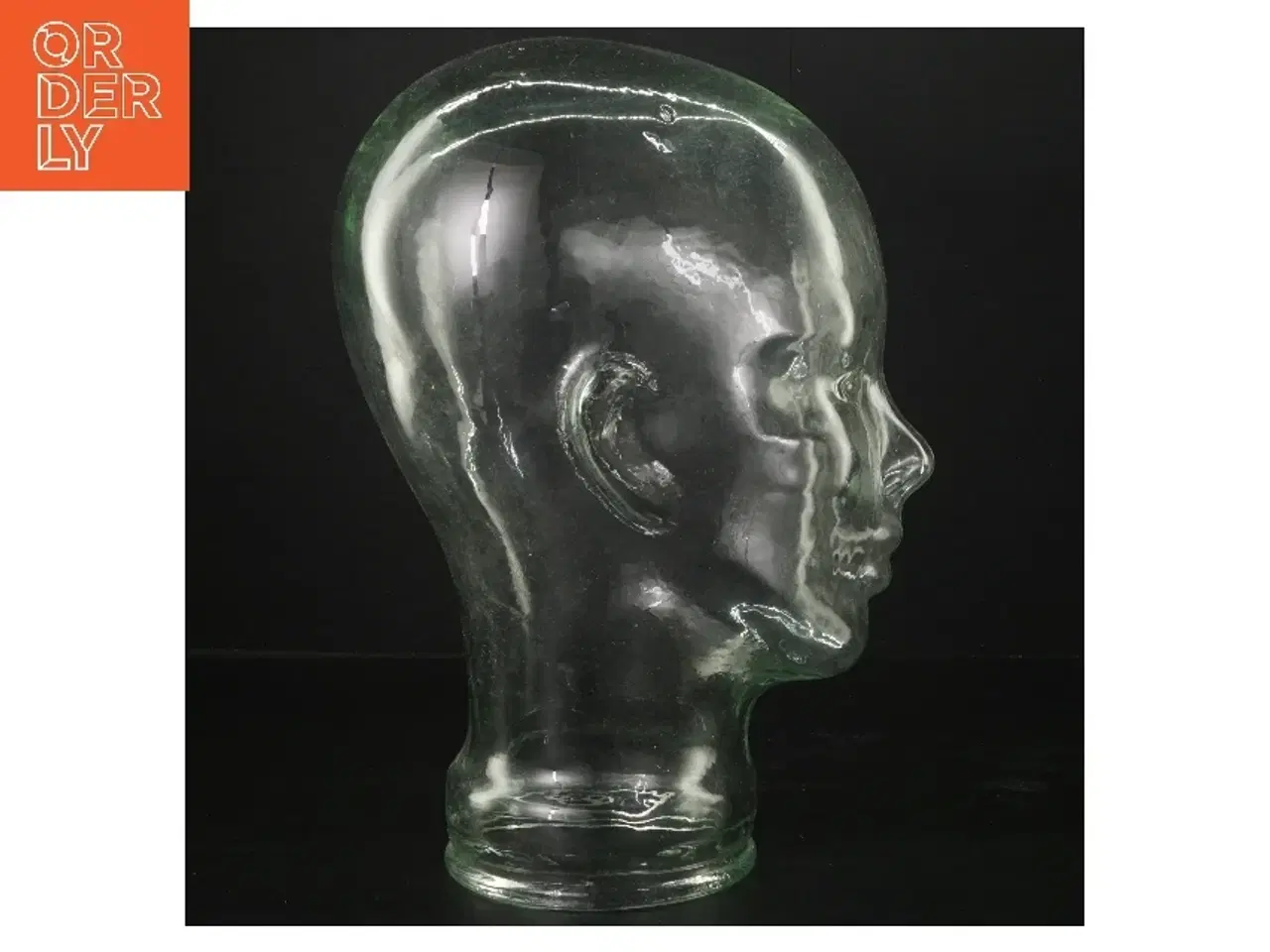 Billede 3 - Glasmannequin hoved (str. 30 cm)