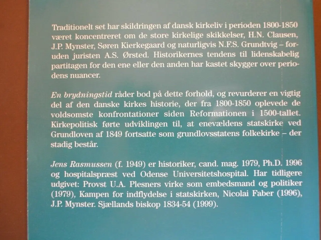 Billede 4 - en brydningstid - kirkelige holdninger i guldalder