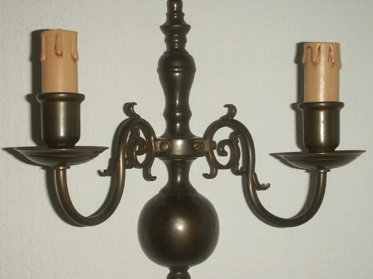 Billede 2 - Væglampe i bronze
