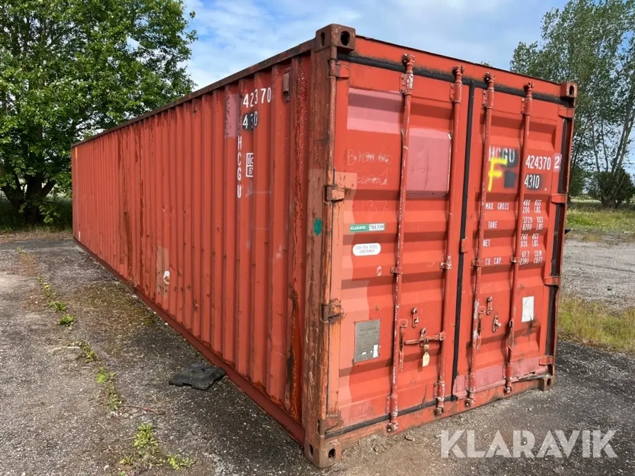 Billede 2 - Skibscontainer KB40-DC 40 Fod