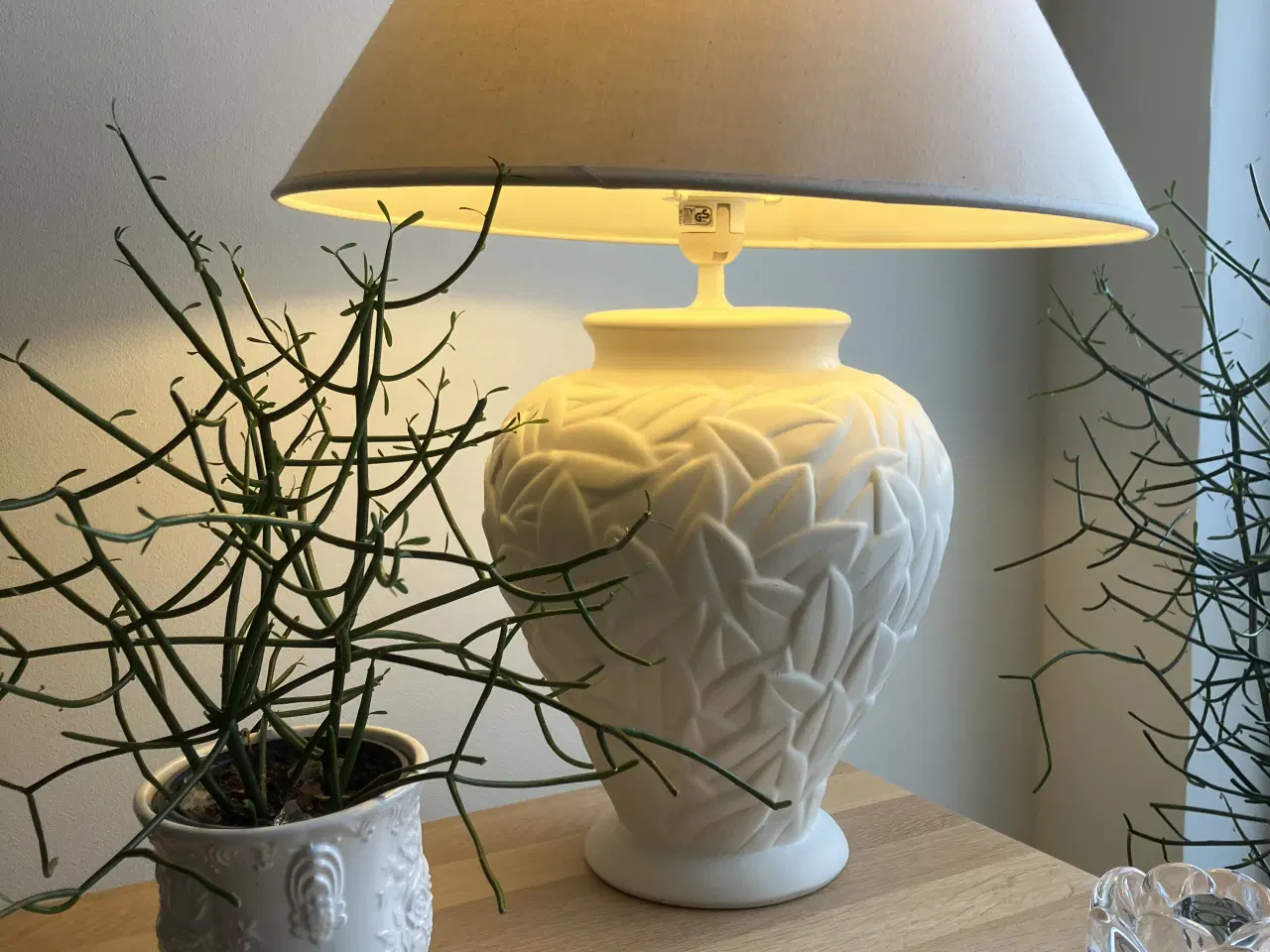 Billede 1 - Stor bordlampe. 