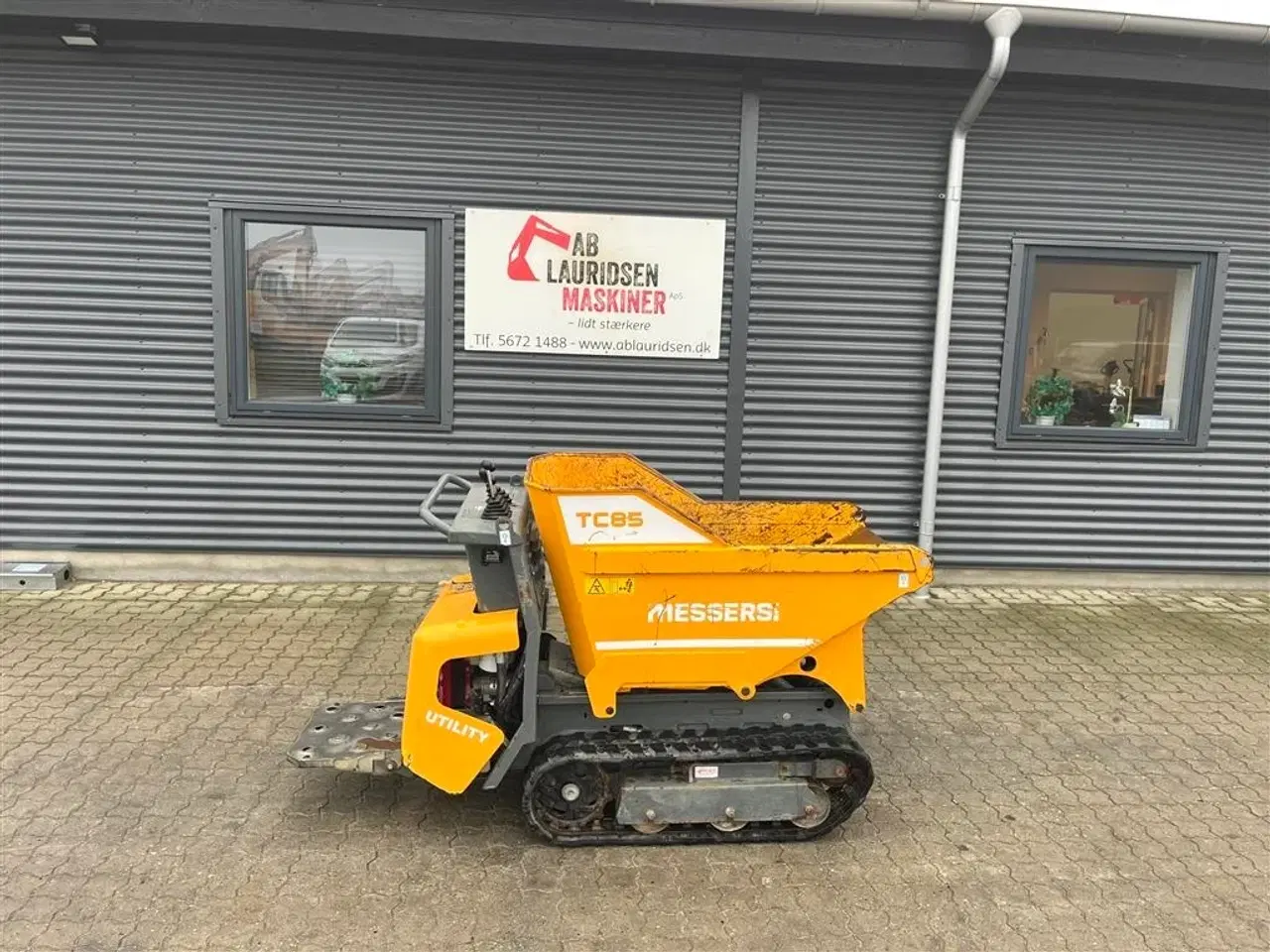 Billede 1 - Messersí TC85 Bælte dumper Med Honda GX Motor