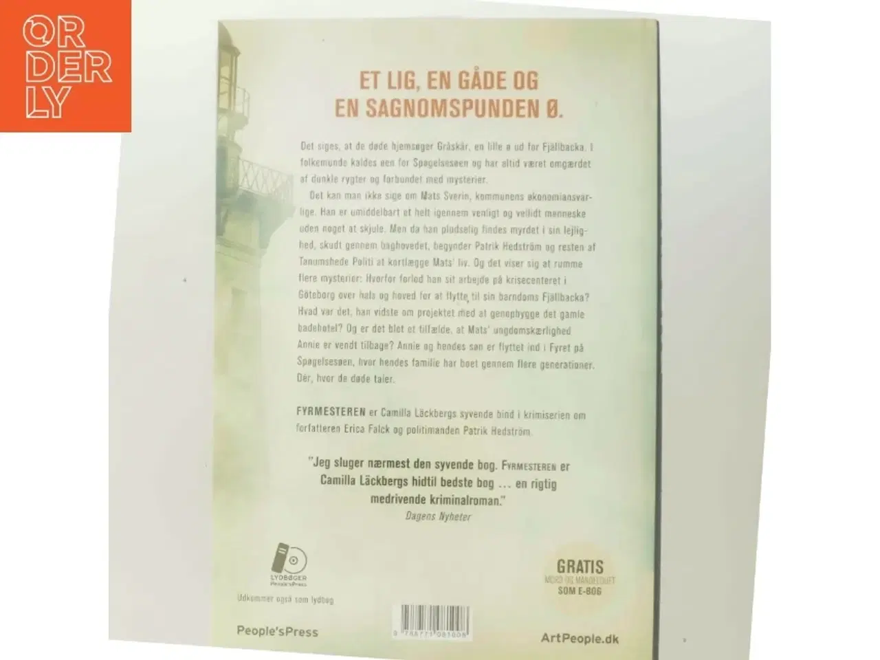 Billede 3 - Fyrmesteren : kriminalroman (Klassesæt) af Camilla Läckberg (Bog)