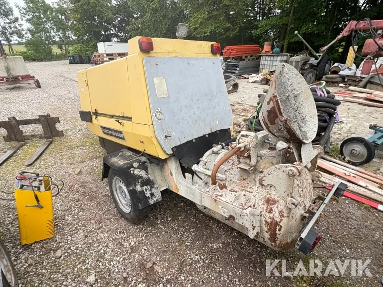 Billede 9 - Betonkanon med kompressor Putzmeister / Atlas Copco XAS 60