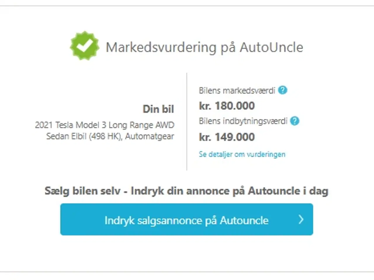 Billede 2 - Tesla Model 3 Long Range 2021 Refresh