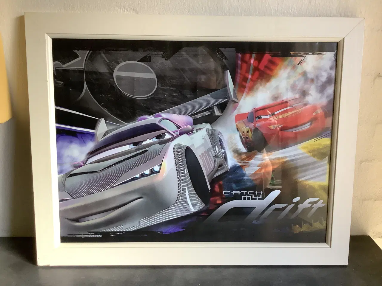 Billede 2 - Billede af cars/ mcqueen med ramme