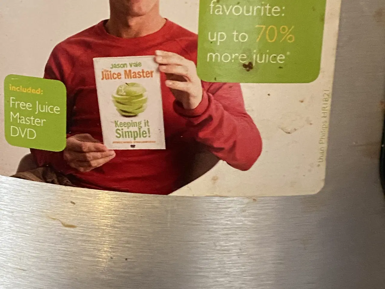 Billede 5 - Philips saftpresser i rustfrit stål med stor påfyl