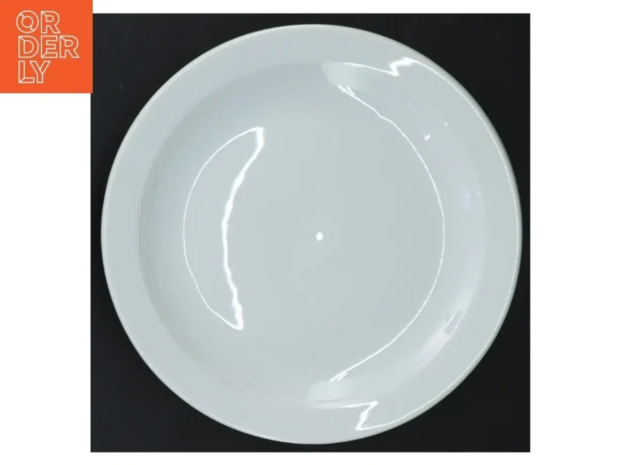 Billede 4 - Hvide porcelænstallerkener (str. 17 x 2 cm)