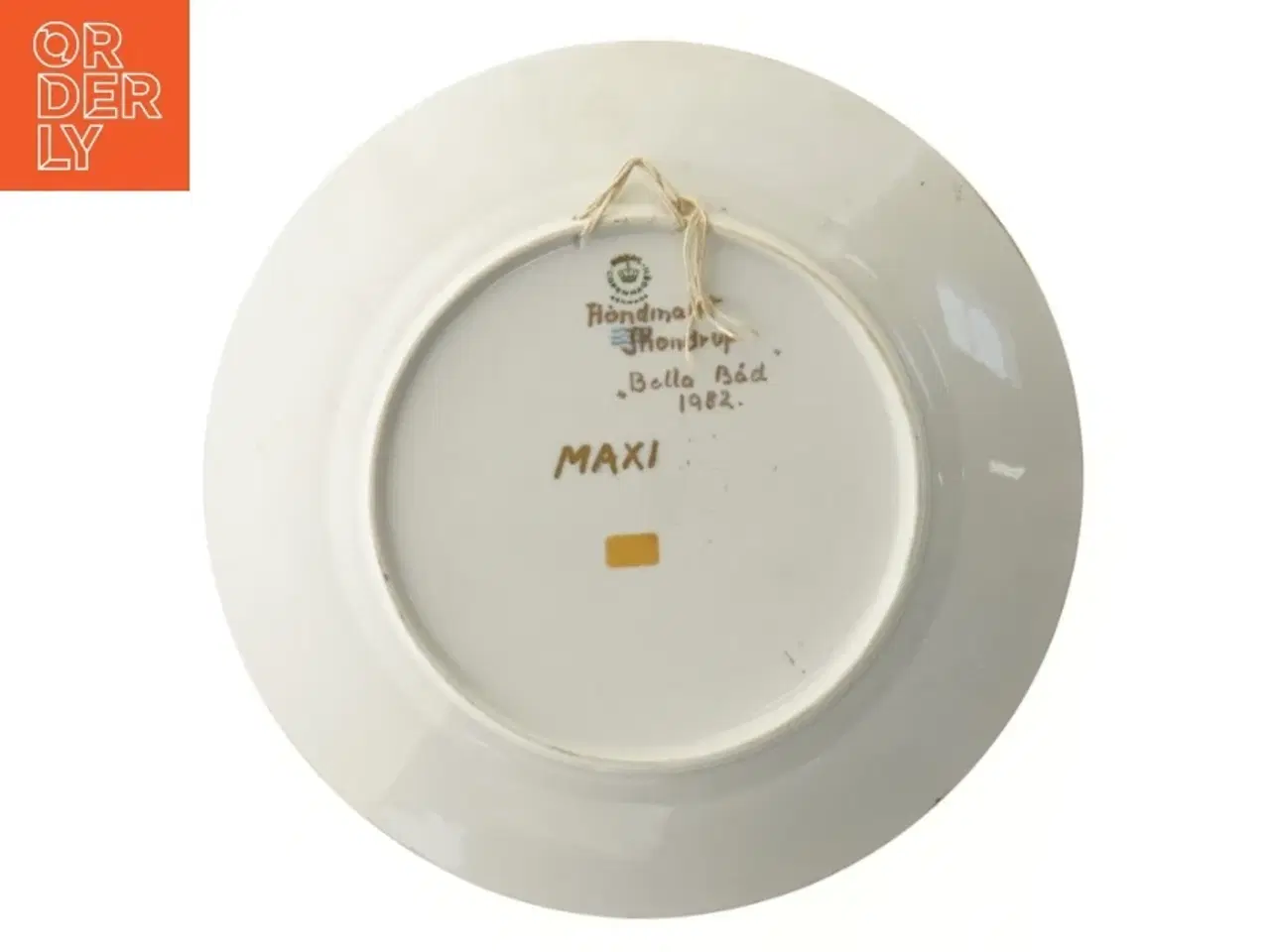 Billede 3 - Skibsportræt på porcelæns tallerken (str. Ø 27,5 cm) fra Royal Copenhagen