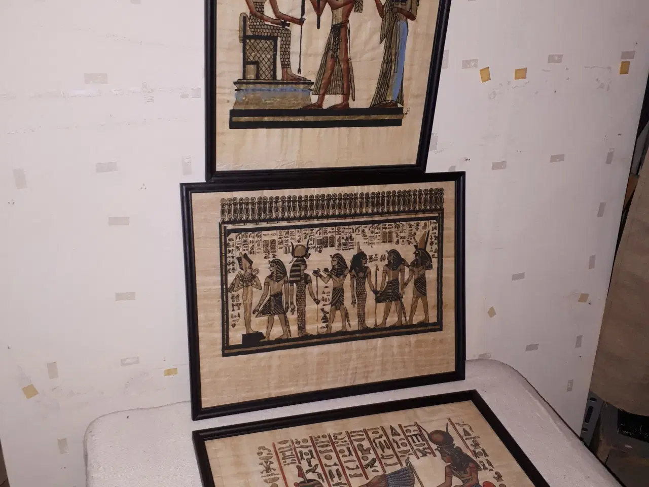 Billede 1 - Egyptiske tryk i pyrus