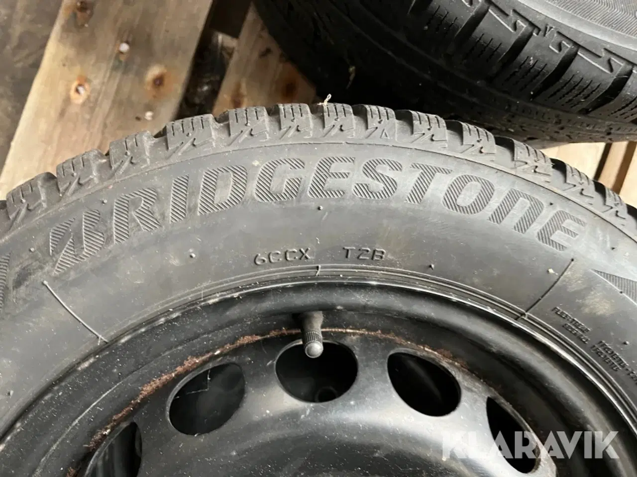 Billede 12 - Dæk med fælg BRIDGESTONE 165/65R14 vinder dæk