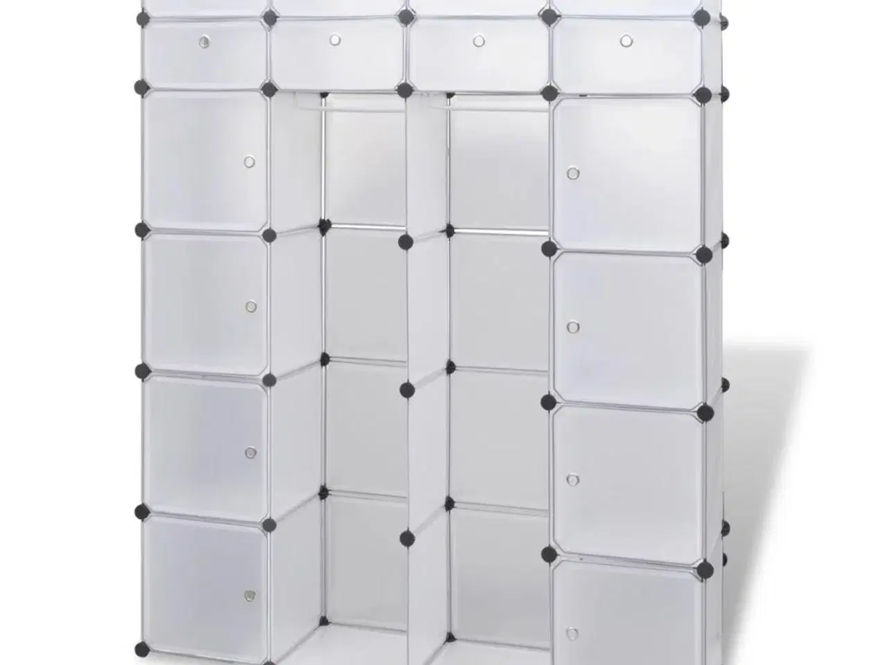 Billede 2 - Modulskab med 18 rum 37x146x180,5 cm hvid