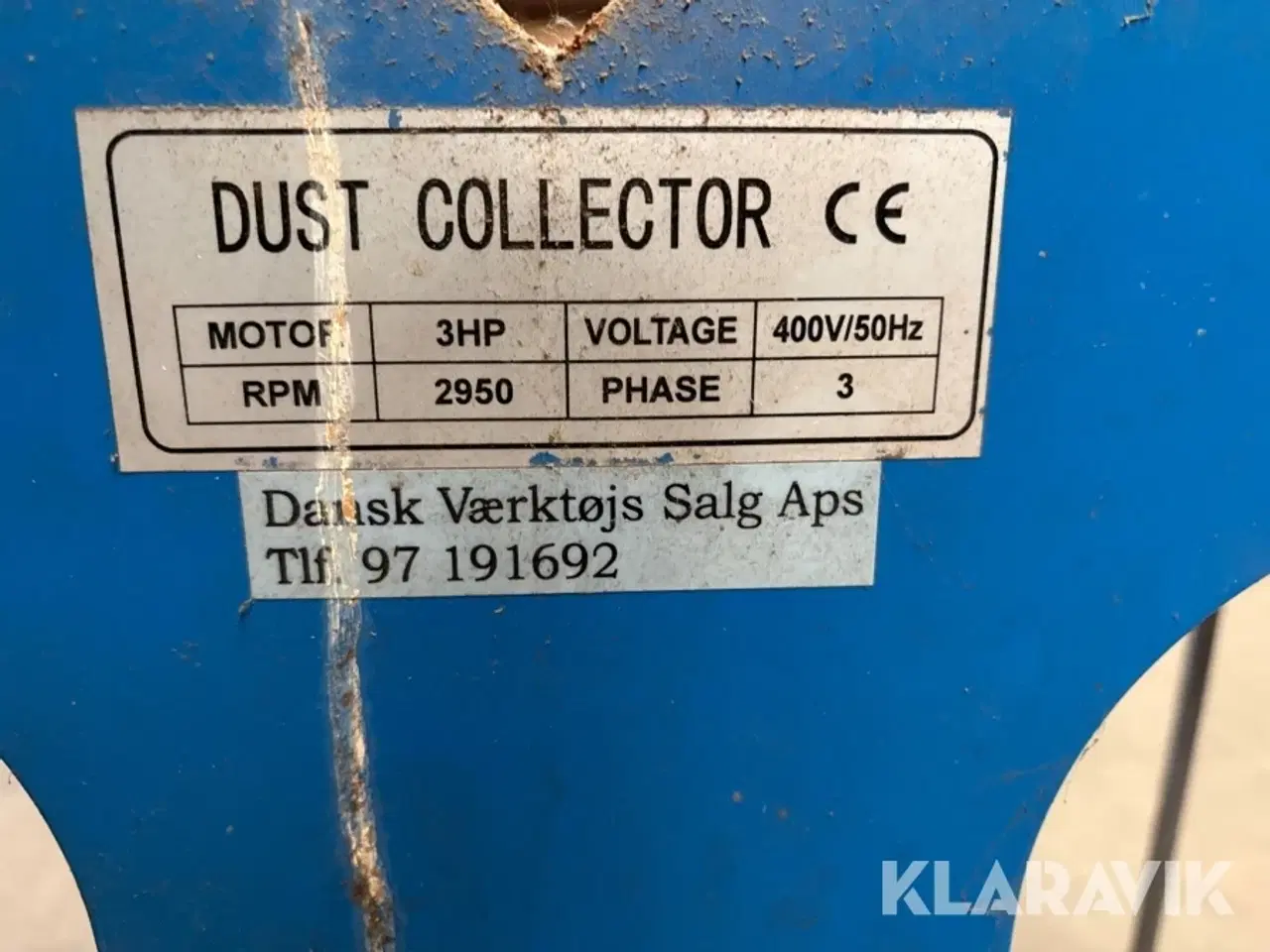 Billede 9 - Udsugningsanlæg Dansk værktøjssalg Dust collector