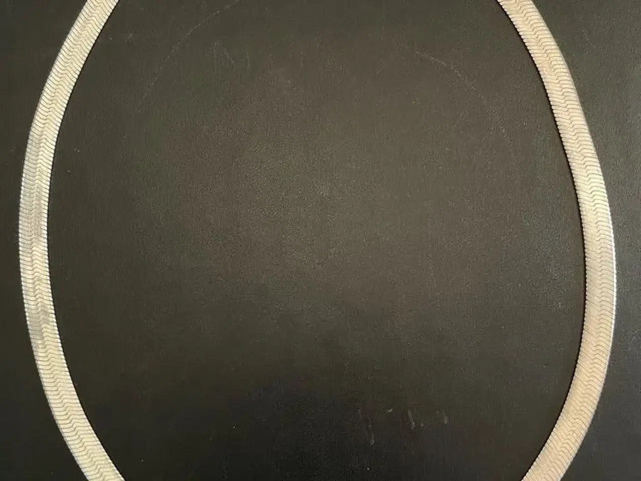Billede 1 - Flot 925 sølv Herringbone halskæde på 51 cm