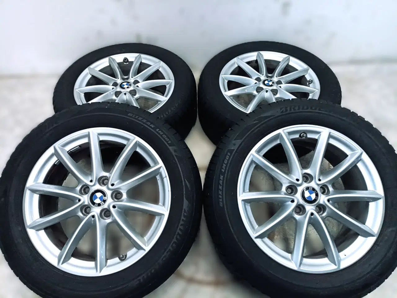 Billede 3 - 5x112 17" ET52 nav 66,6ø BMW vintersæt inkl.TPMS