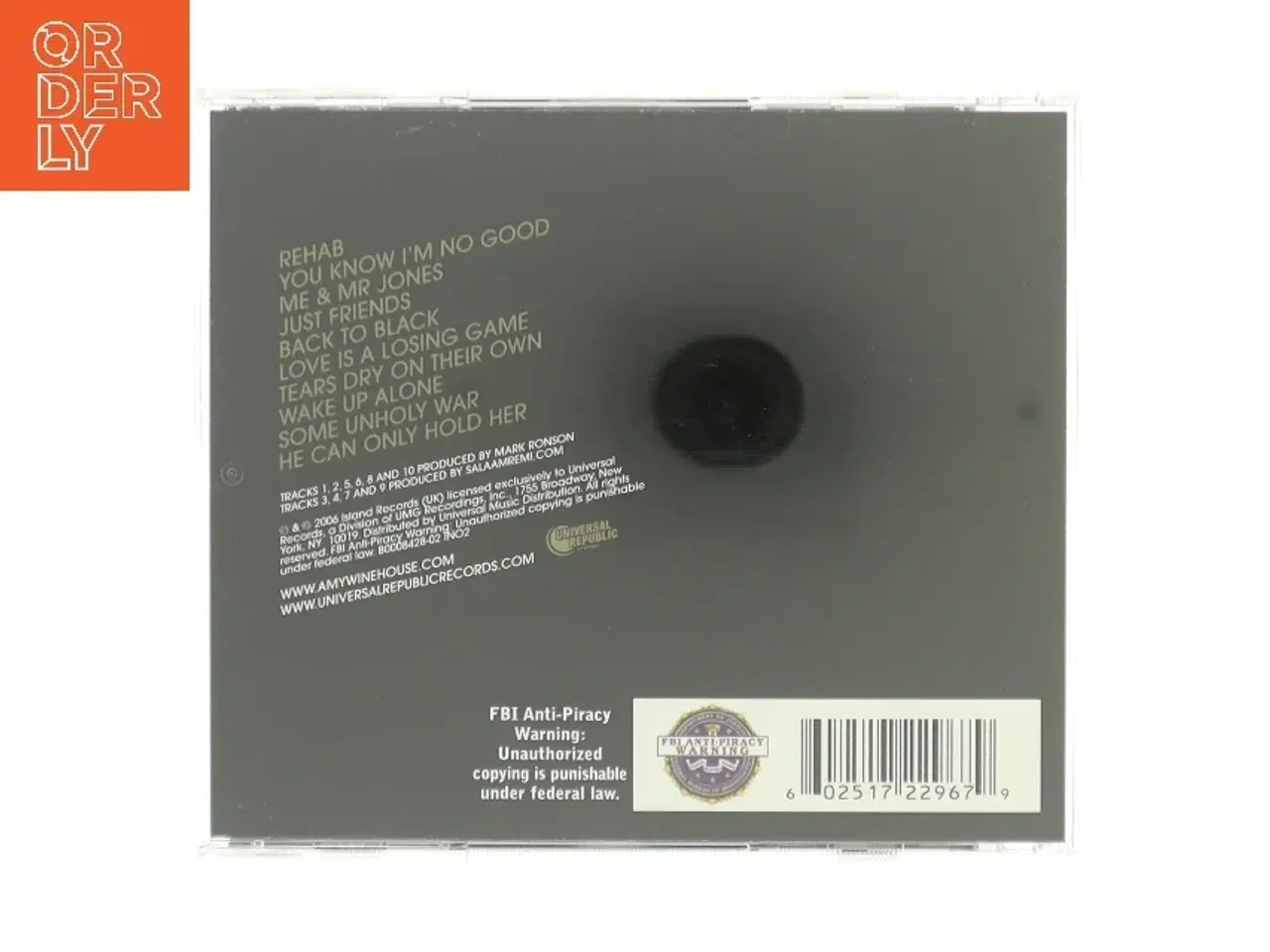 Billede 2 - Amy Winehouse 'Back to Black' CD